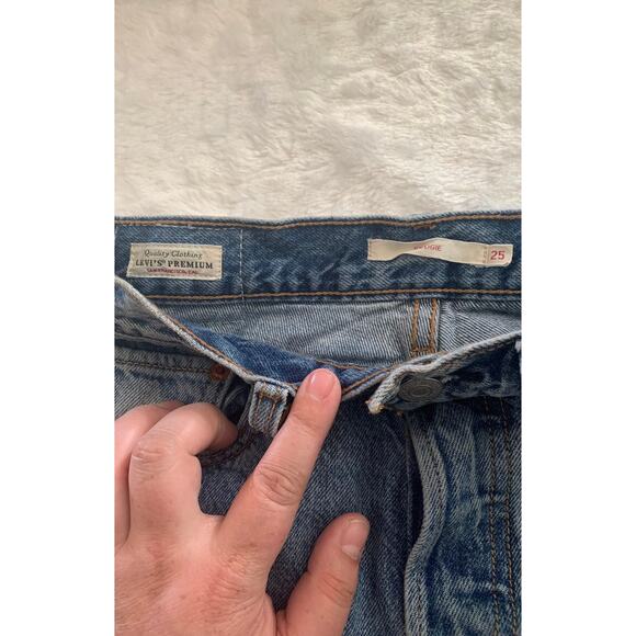 Levis big E premium denim the wedgie womens size 25 - Picture 4 of 8
